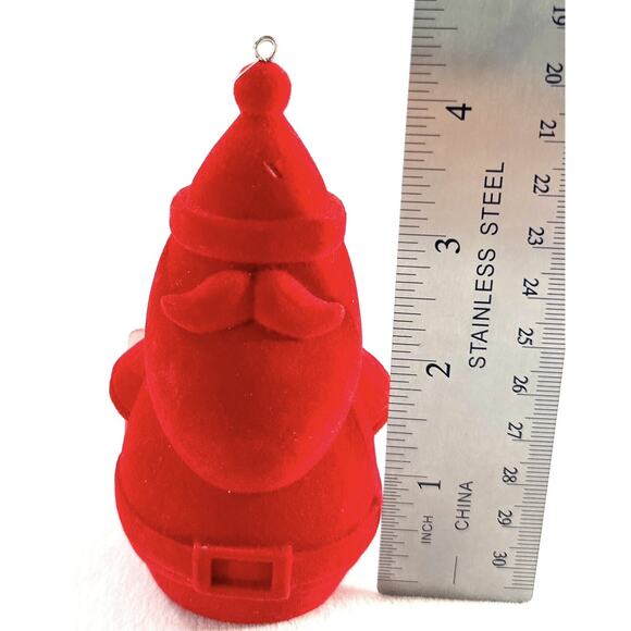 Lot Of 4 Assorted Santa Christmas Ornaments - Picture 8 of 10